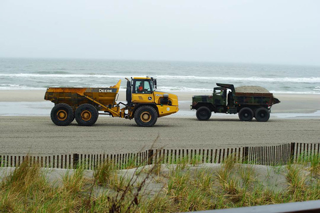 Dump Trucks - Avalon NJ Beach