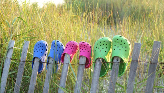 Beach Dunes and Summer Shoes